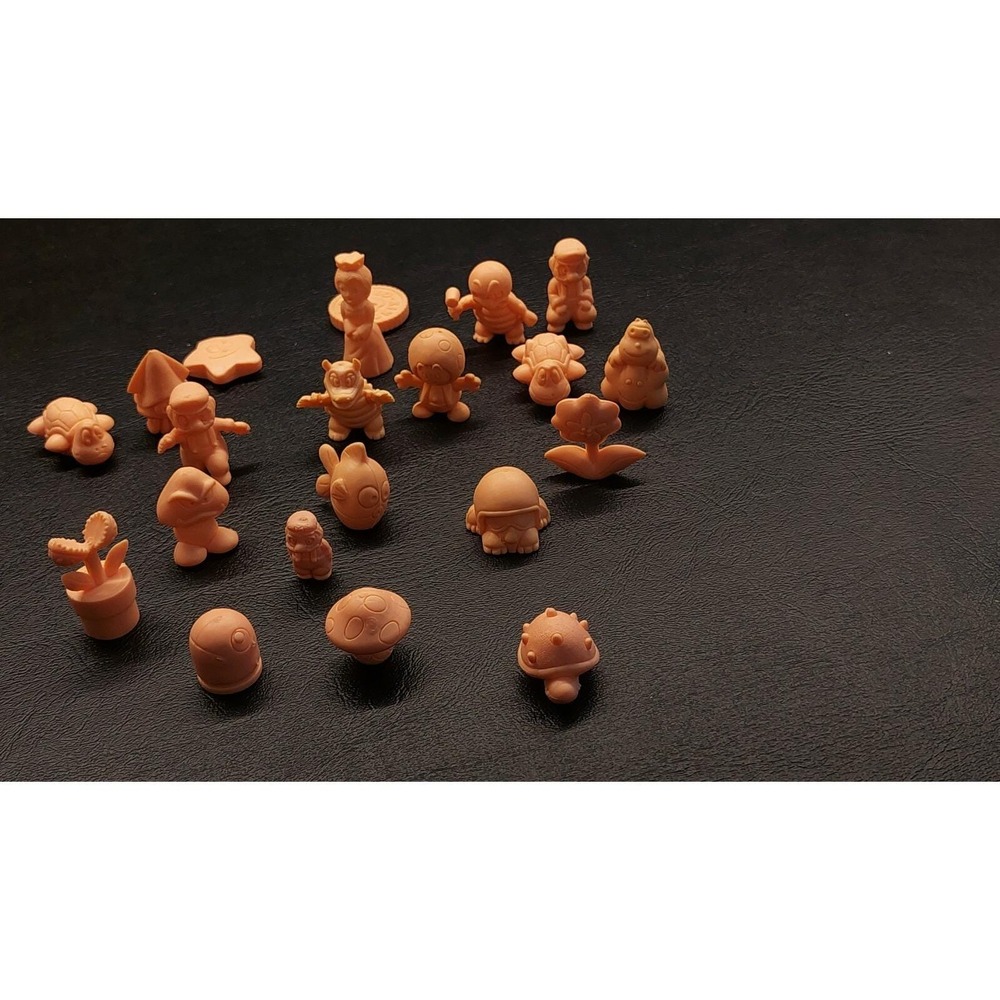 Lot of 21 Vintage Nintendo Famicom Super Mario Bros Keshi Rubber Figures Flesh - Picture 6 of 10